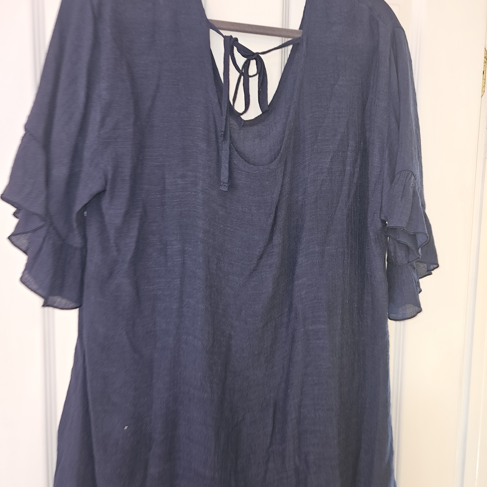 Chic Navy Women's Swim Coverup